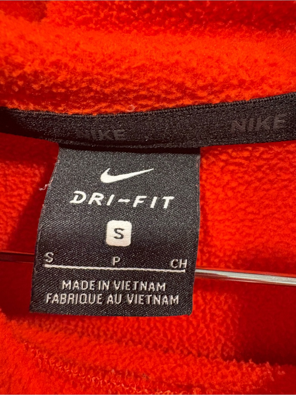 Nike Men’s Bright Orange Hooded Performance Pullover Jacket Hoodie Size Small - Picture 7 of 10